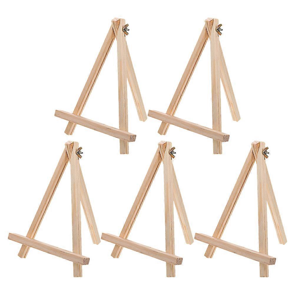 Small Wooden Easel Stand for Painting 10Pcs Desktop Wood Display Holders
