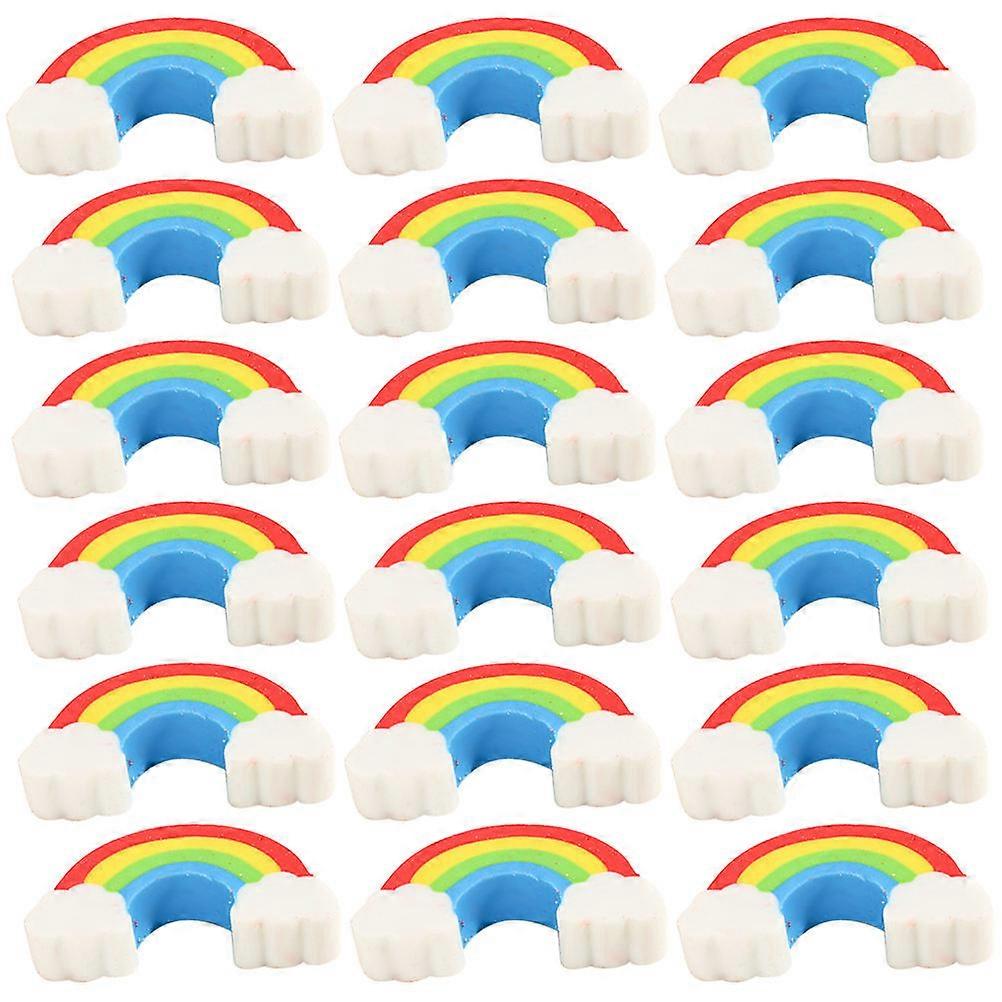 Portable Rainbow Erasers Multi-Function Erasers for Daily Use 100Pcs Pack