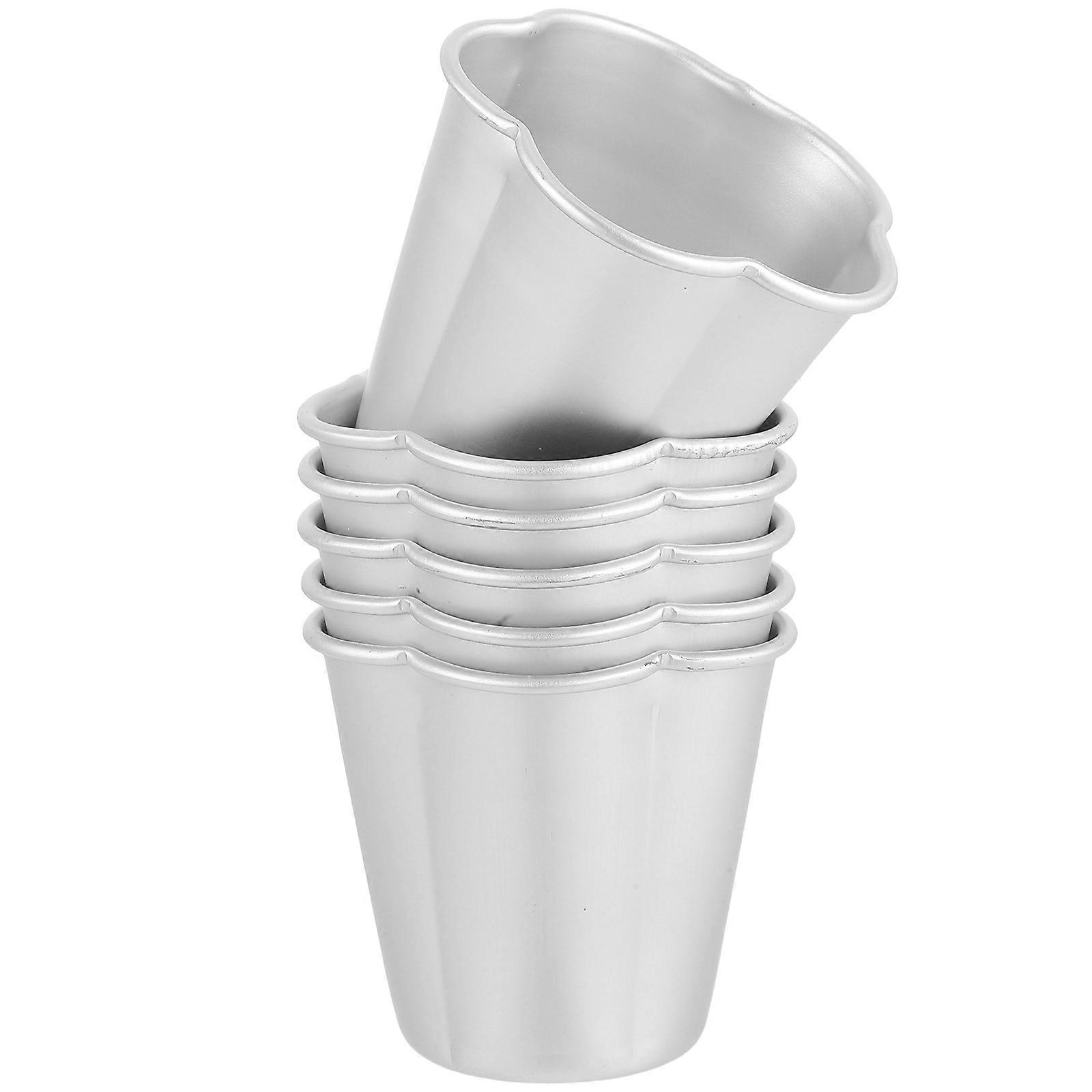 Pudding Cup Aluminum Alloy Cake Molds for Baking 18Pcs Collection