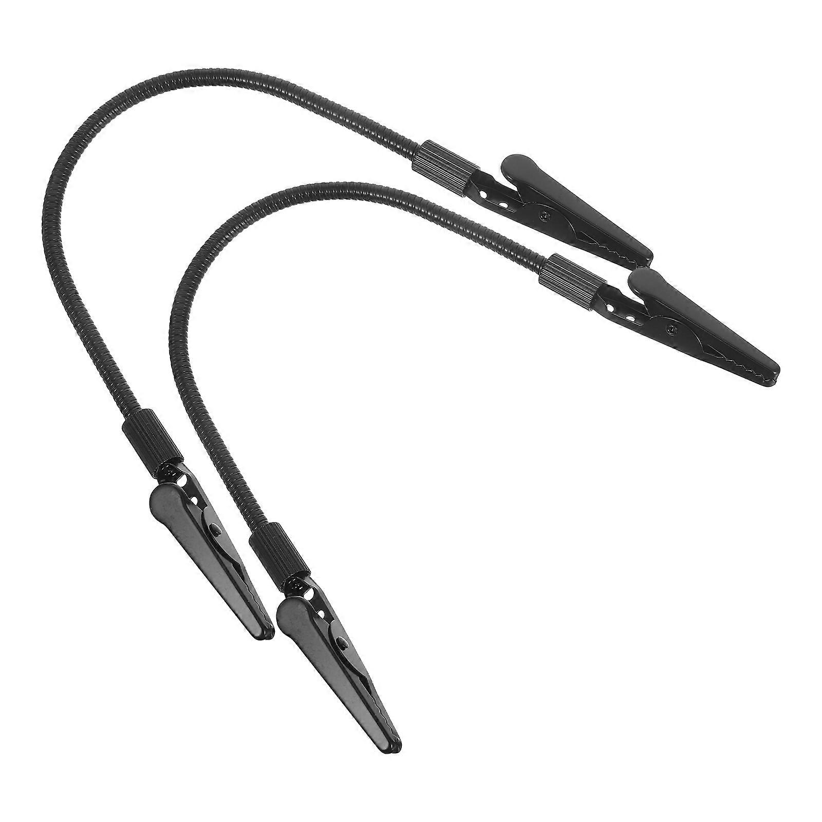 Double Ends Clips Photo Holder for Decor 10Pcs Black