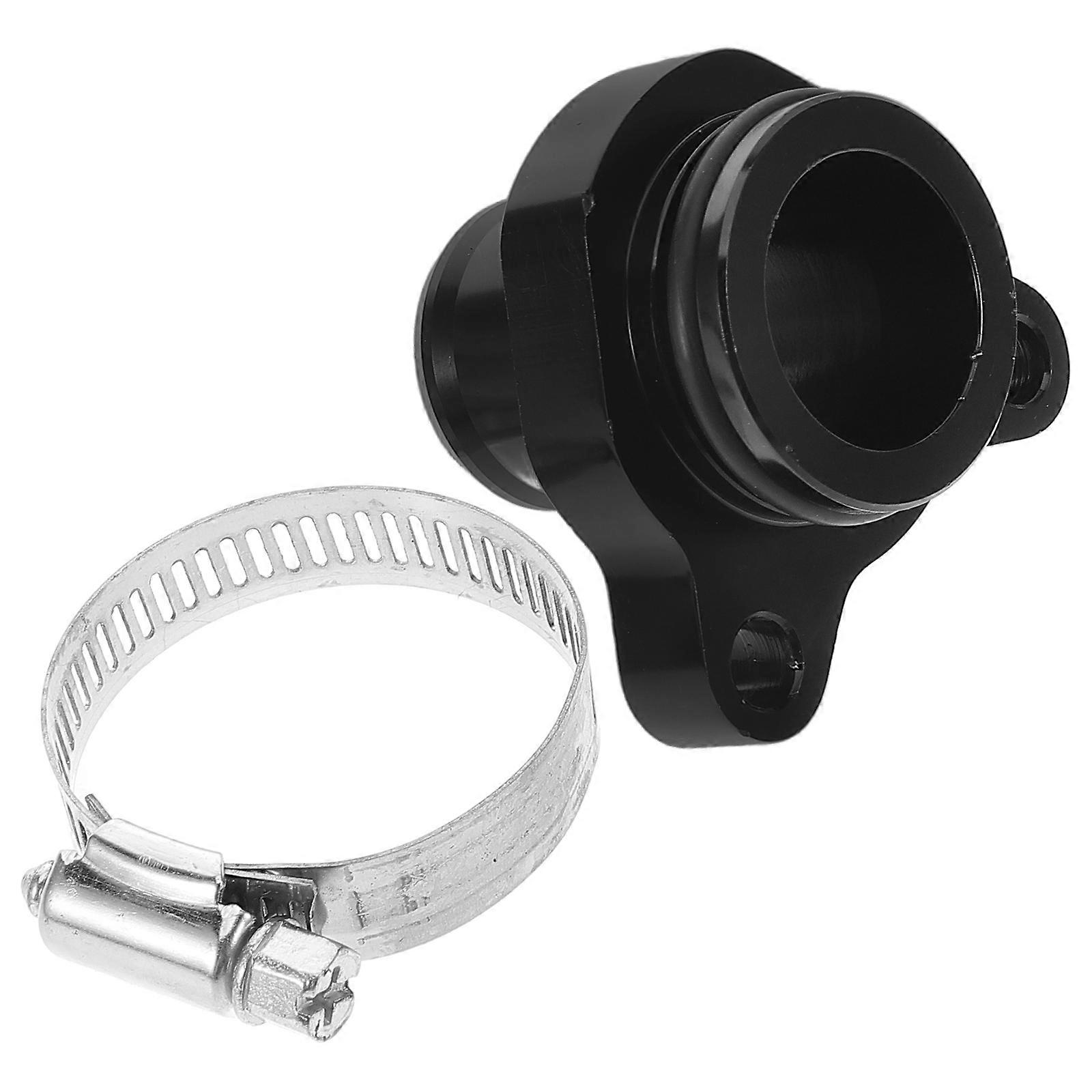 Automotive Water Hose Fitting With Clamp 2Pcs Enhanced Cooling Efficiency Car Part Custom Fit For Vehicle Maintenance