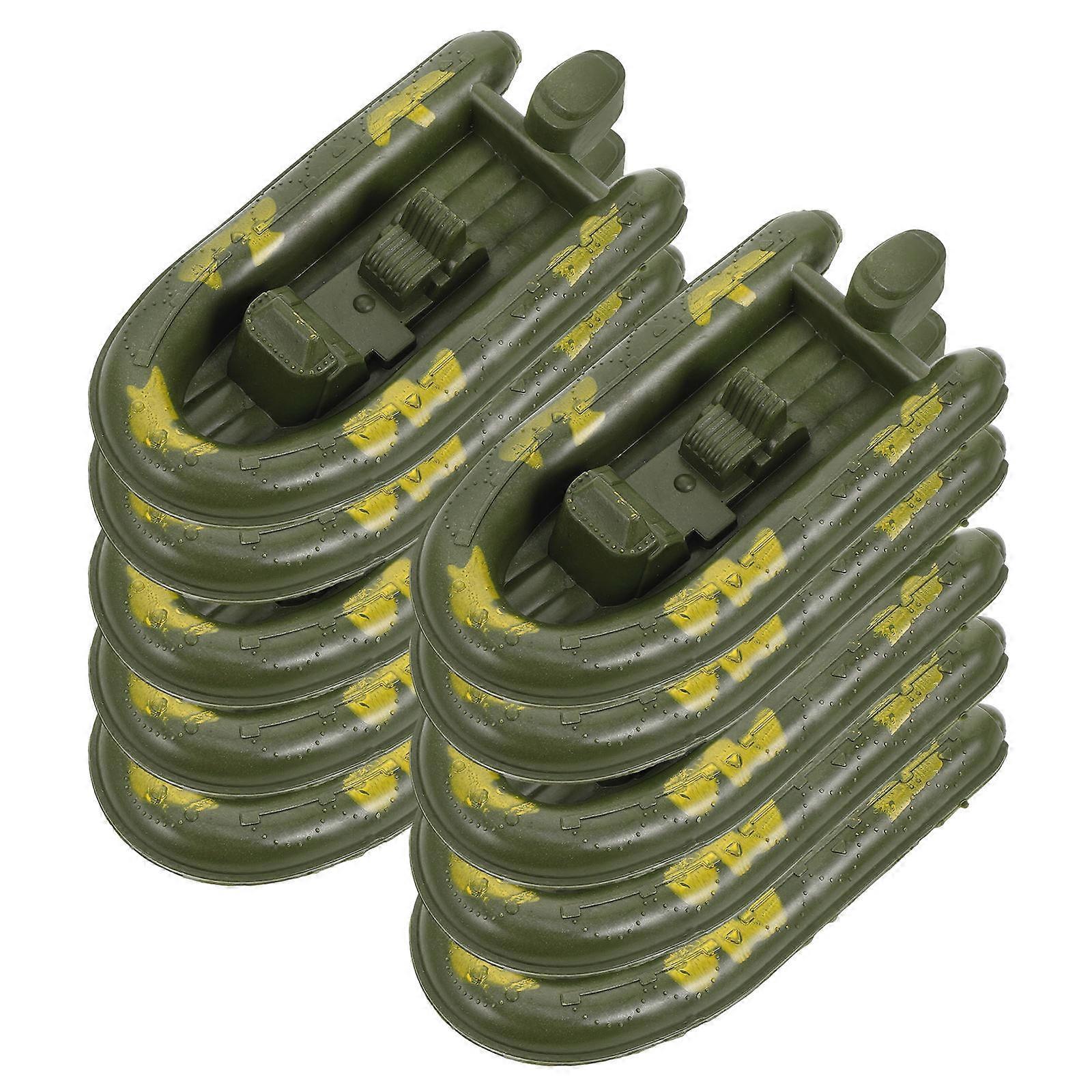 Jucării simulate cu bărci pentru copii, entuziaști ai jucăriilor, 13,50 x 6,50 x 1,80 cm, bărci verzi, modele mici, 30 buc.