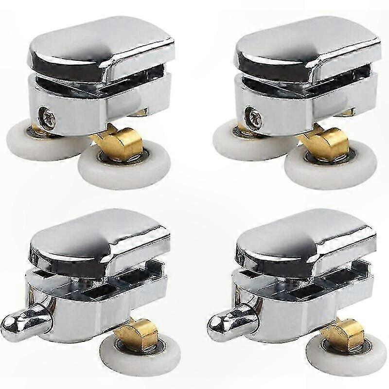 Sliding Shower Door Rollers, 4-Pack Replacement Wheels for Shower Enclosures