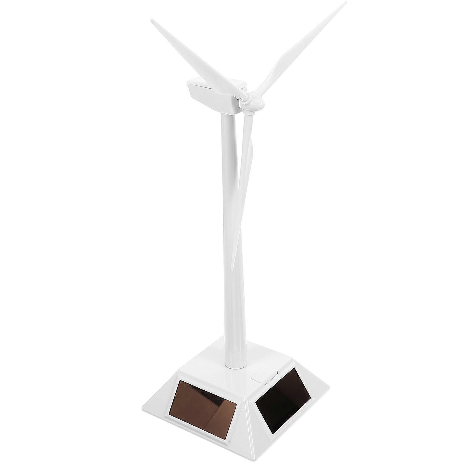 Solar Windmill Science Toy Windmill Model for Kids 2Pcs Teaching Experiment