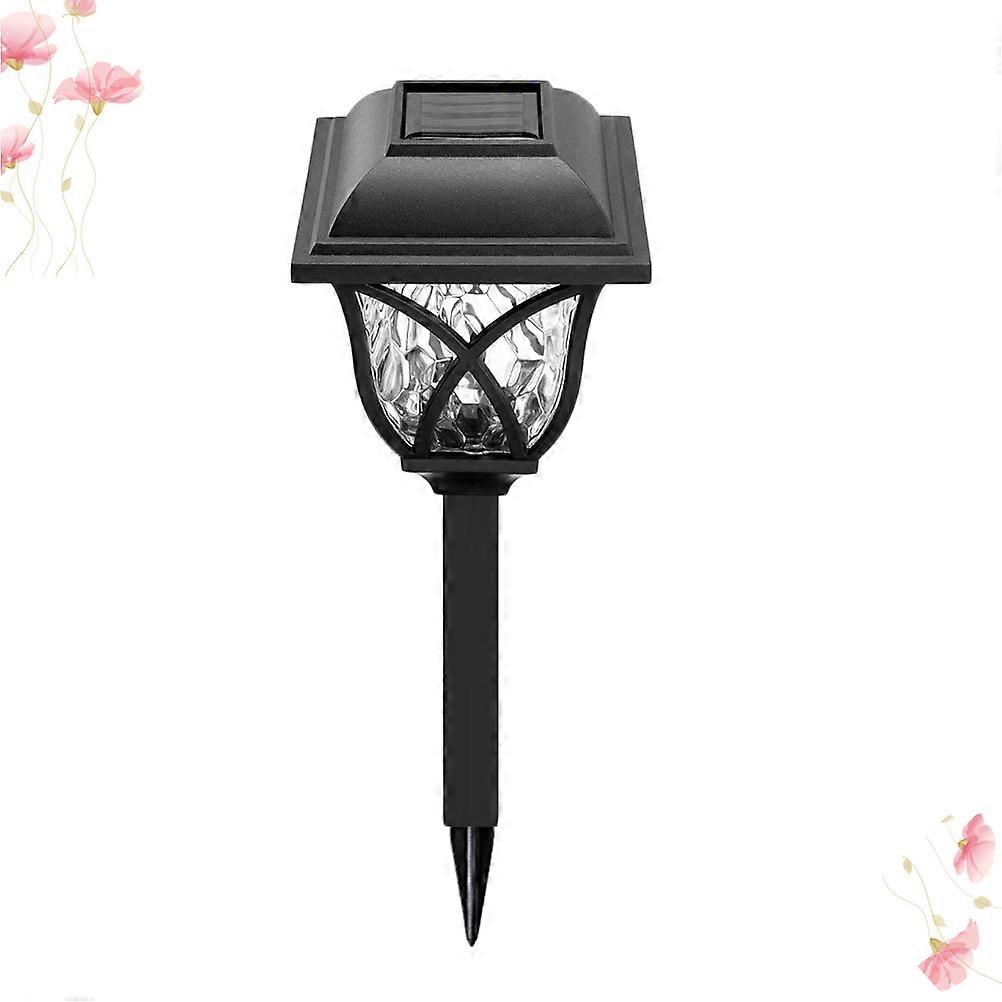 Jordplugglampe for hagesti, 2 stk. solcelledrevne plenlamper