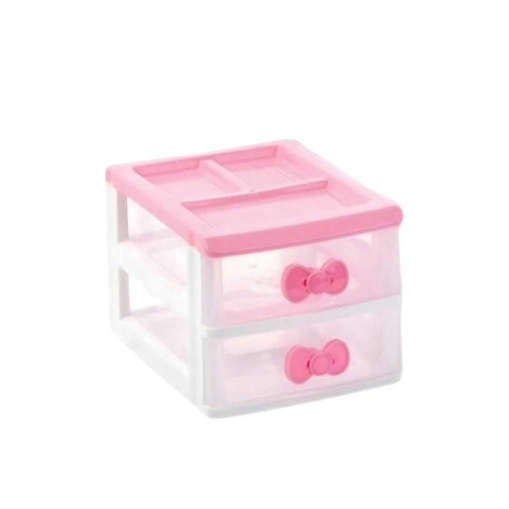 Plastic Storage Boxes For Efficient Organization In Home Office And Classroom Organizer Pink 2 layers
