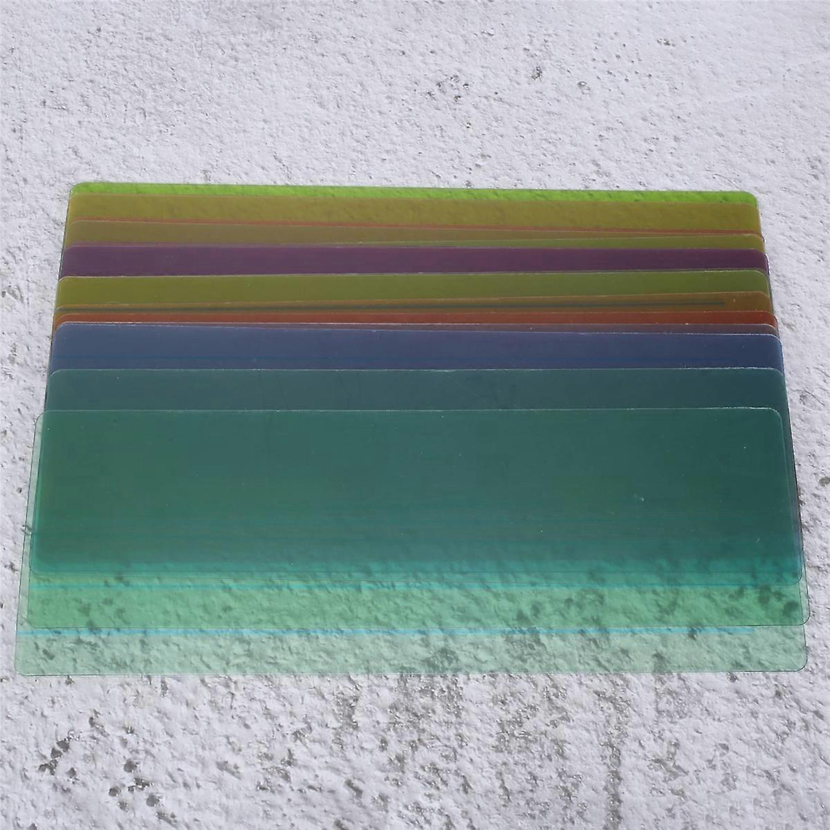 16 Pieces Guided Reading Highlight Strips Colored Overlays Bookmark