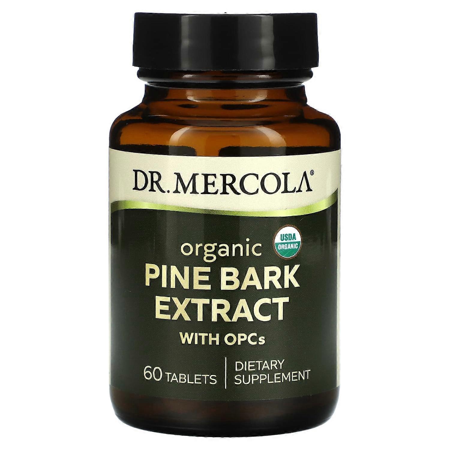 Dr. Mercola, Organic Pine Bark Extract with OPCs, 60 Tablets