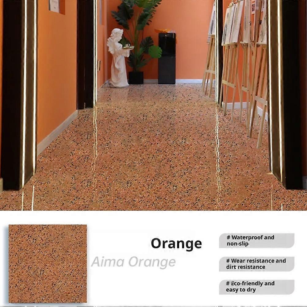 High-Gloss Marble Effect Epoxy Floor Coating 500g Wear-Resistant Waterproof Easy Clean Elegant Surface