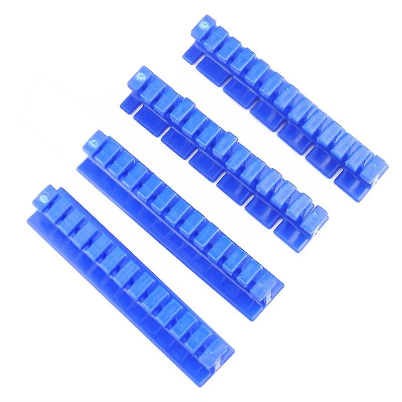 4pcs Blue Car Paintless Dent Repair Puller Tabs Dents Removal Holder Kit