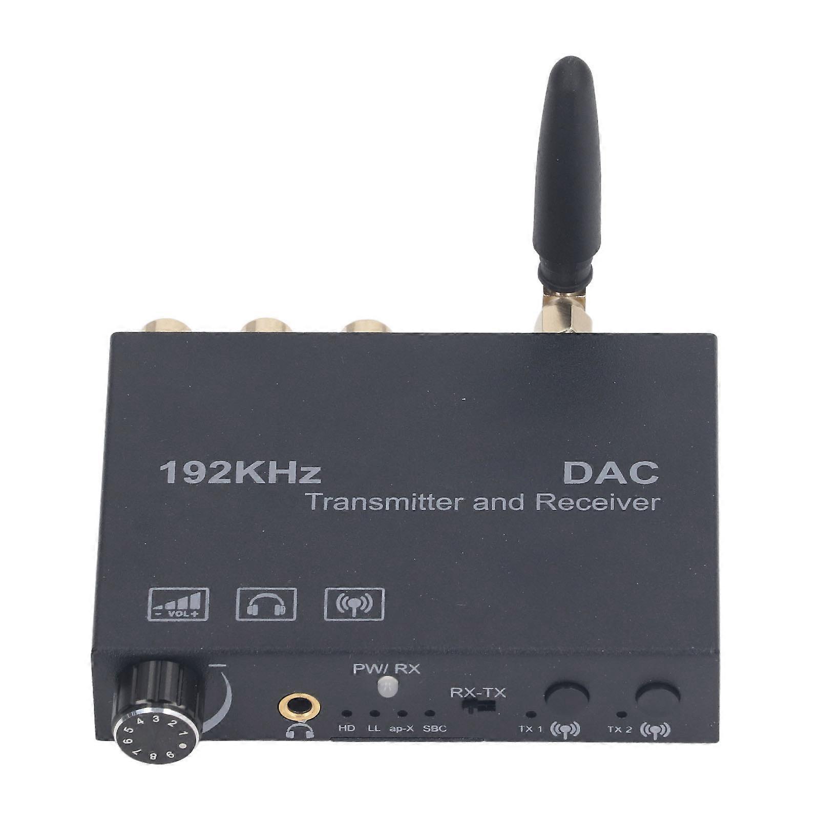 Bluetooth 5.3 Audio Converter Transmitter Receiver PCM 32-192kHz
