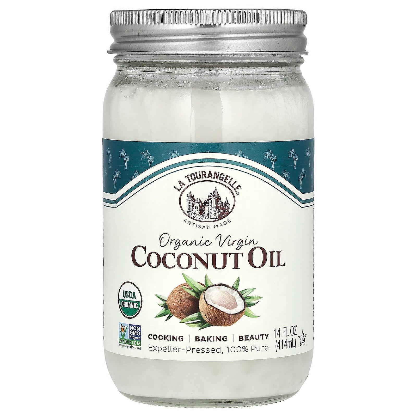 Organic Virgin Coconut Oil, 14 fl oz (414 ml)