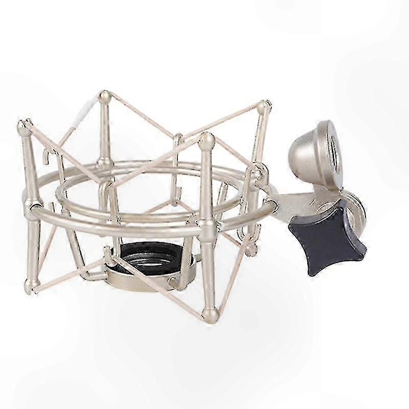 Universal Adjustable Microphone Stand Mount for Po asting and Studio Applications - Durable Metal Bracket for Recording Devices