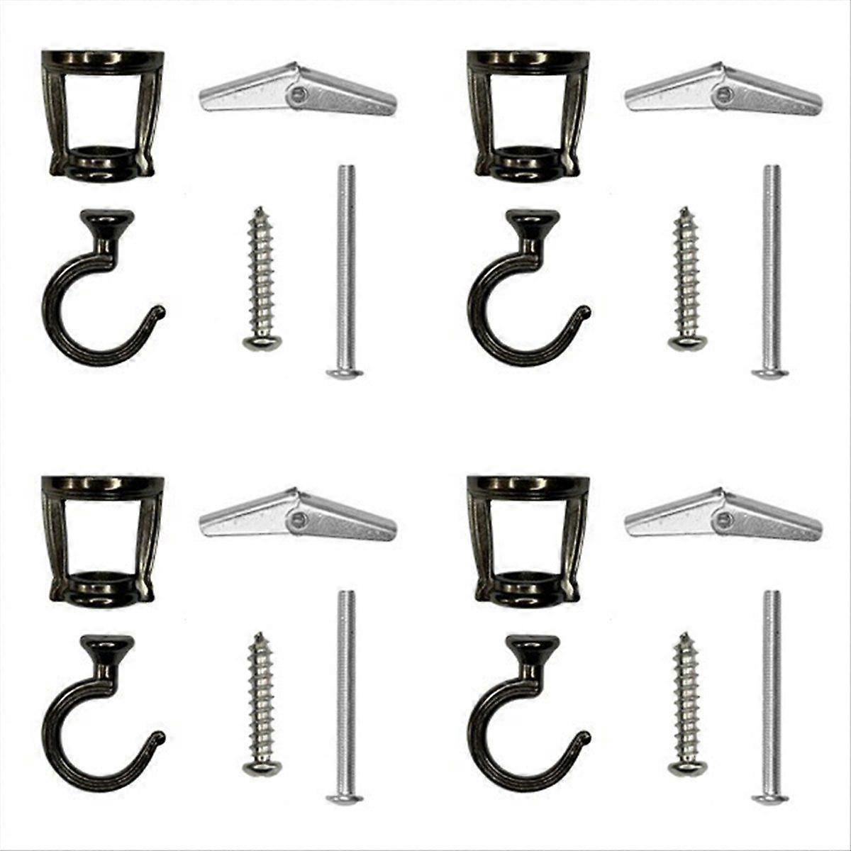 4 Pcs Ceiling Hooks for Hanging Plants, for Hanging Birdfeeders