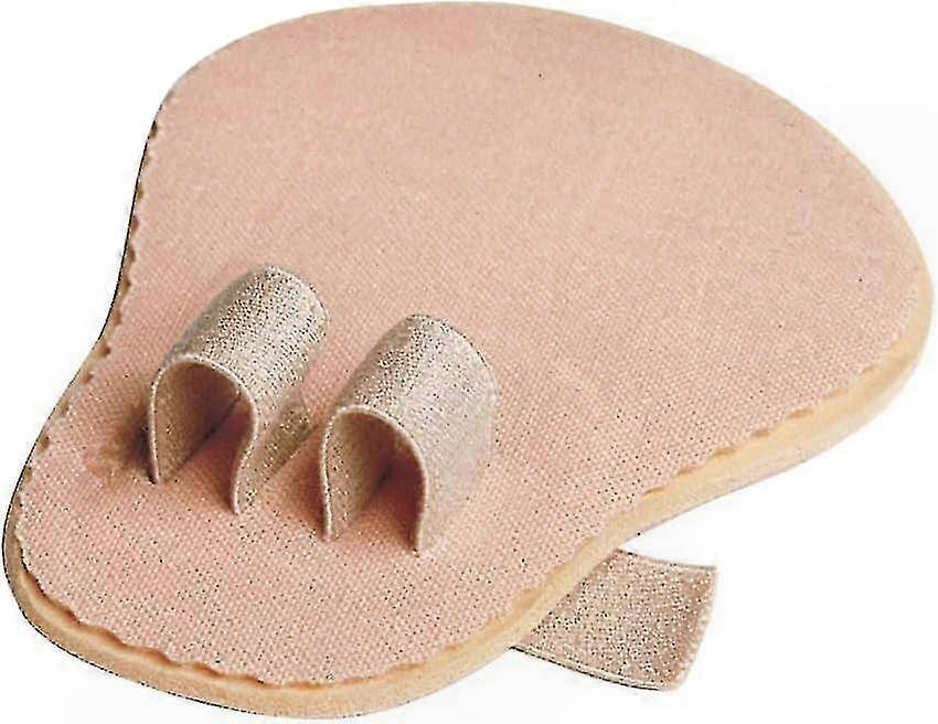 Soft Cushioned Double-Toe Straightener for Comfortable Support