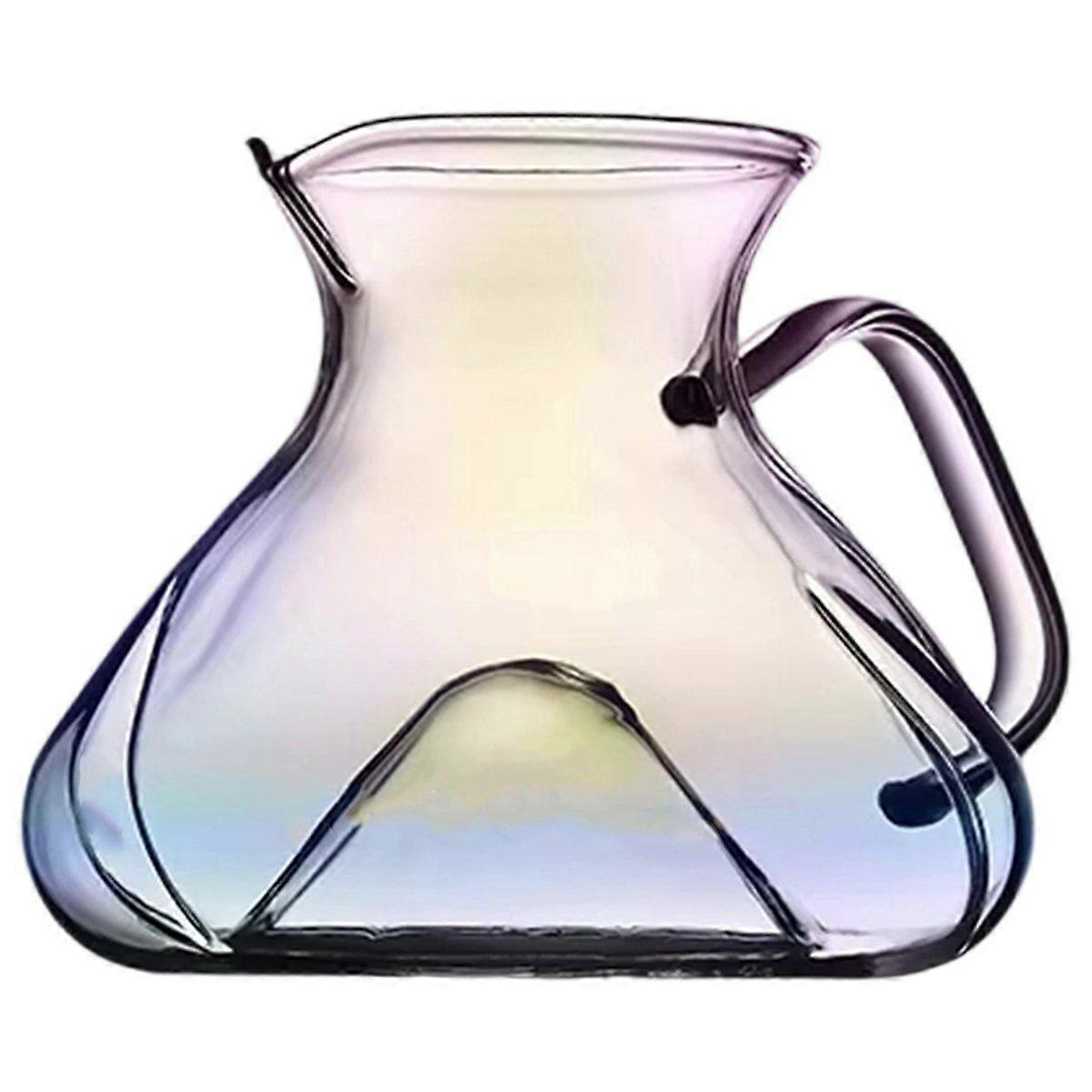 Carafe Sharing Pot 450ml Glass Brew Coffee Utensil Water Level Display Mark Maker Accessories B
