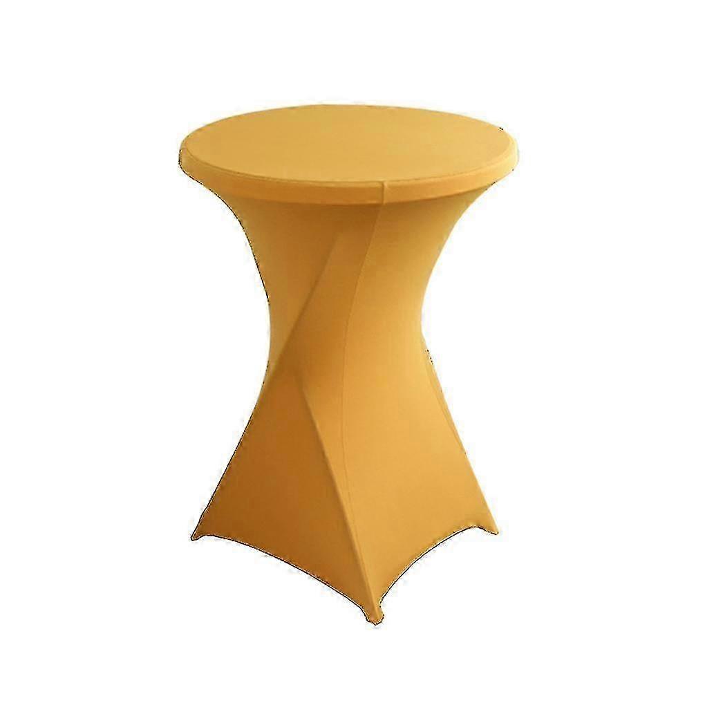 Polyester Round Elastic Tablecloth Wear-resistant And Dust-proof For