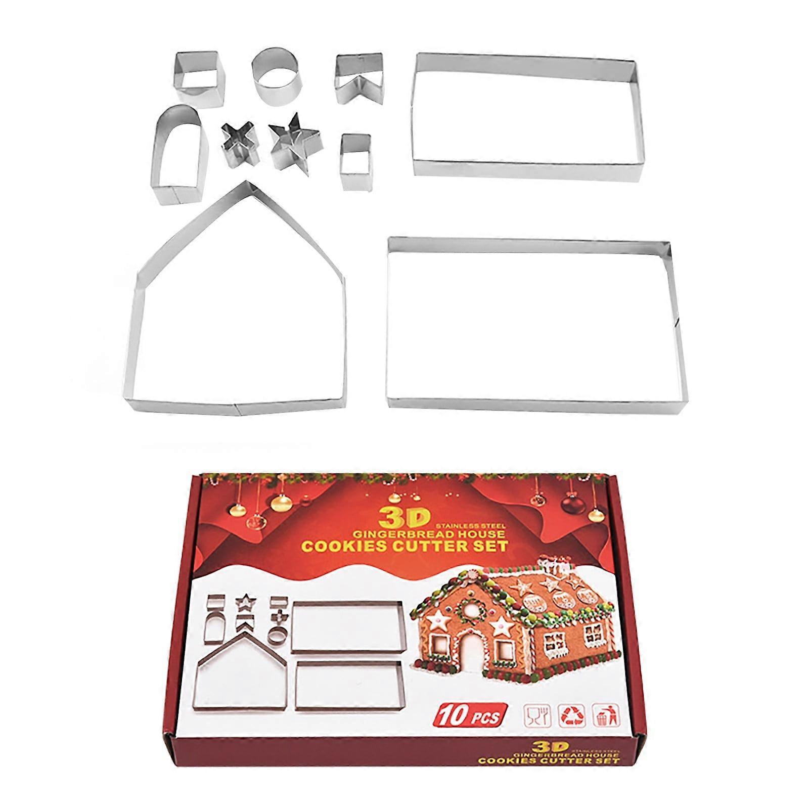 Christmas Decorations Cookie Christmas Stainless Steel 3D Cookie Cookie Baking Tools