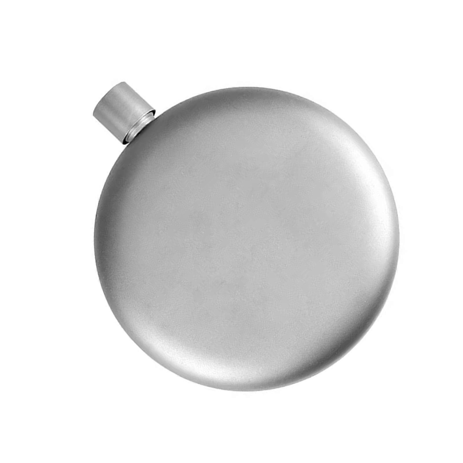 Rusts Proof Titaniums Round Flask Camping Portable Liquor Container 180ml Capacity Wine Pot Beverage Container Multicolor