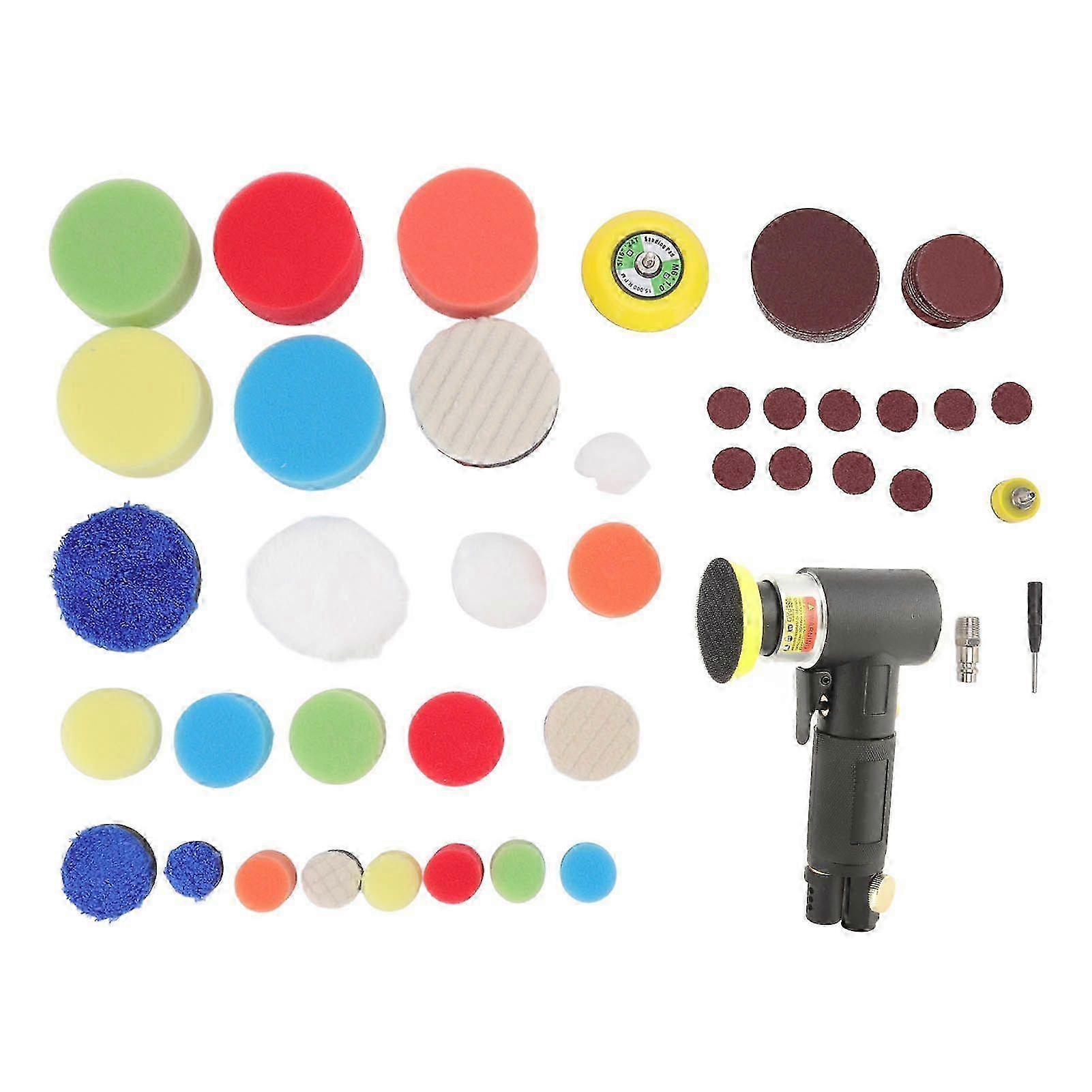 Mini Air Sander Eccentric Pneumatic Grinder Grinding Sanding Machine for Woodworking