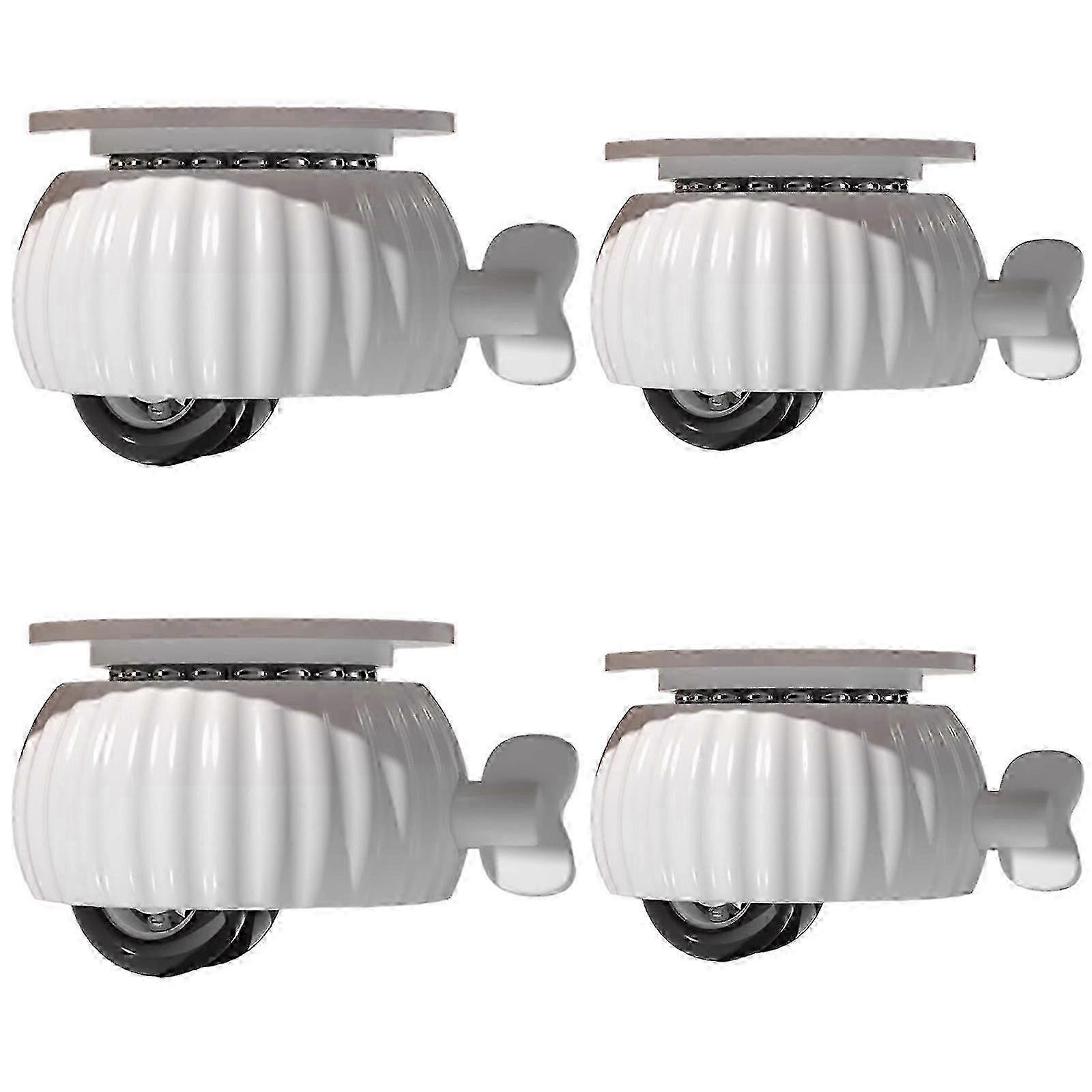 Silent office chair wheels set of 4 easy to install