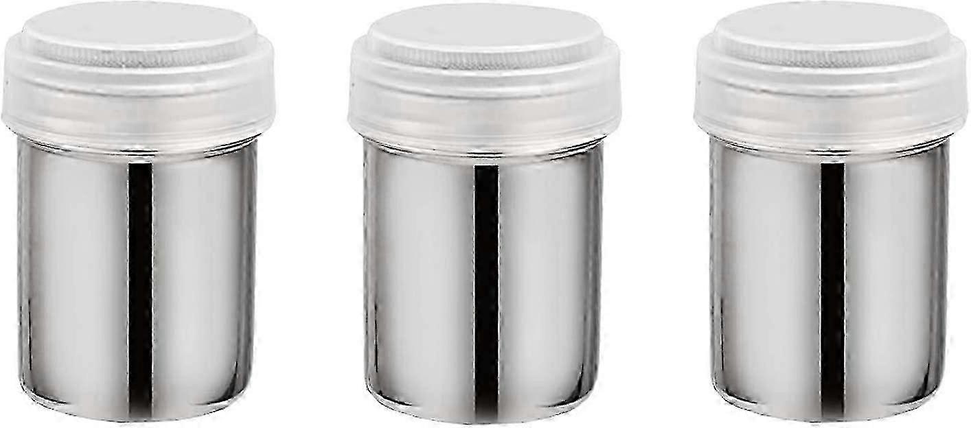 3-piece duster with lid Mesh seasoning jar with lid duster Pepper baking tool