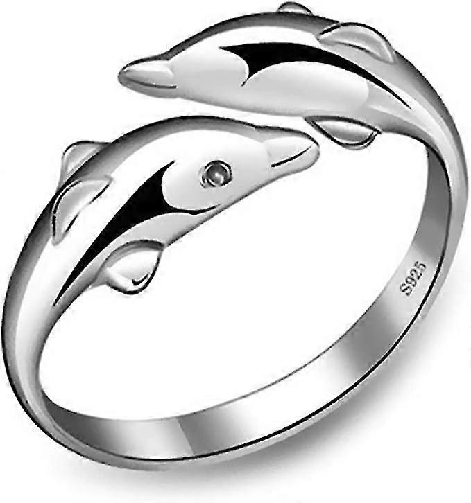 Justerbar åpen ring - Sølv - For kvinner og jenter