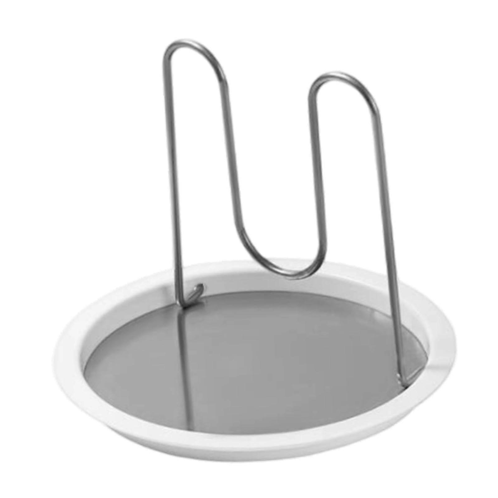 Pan Lid Organizer Fits Most Lids Drip Tray And Spoon Rest For Kitchen Countertop