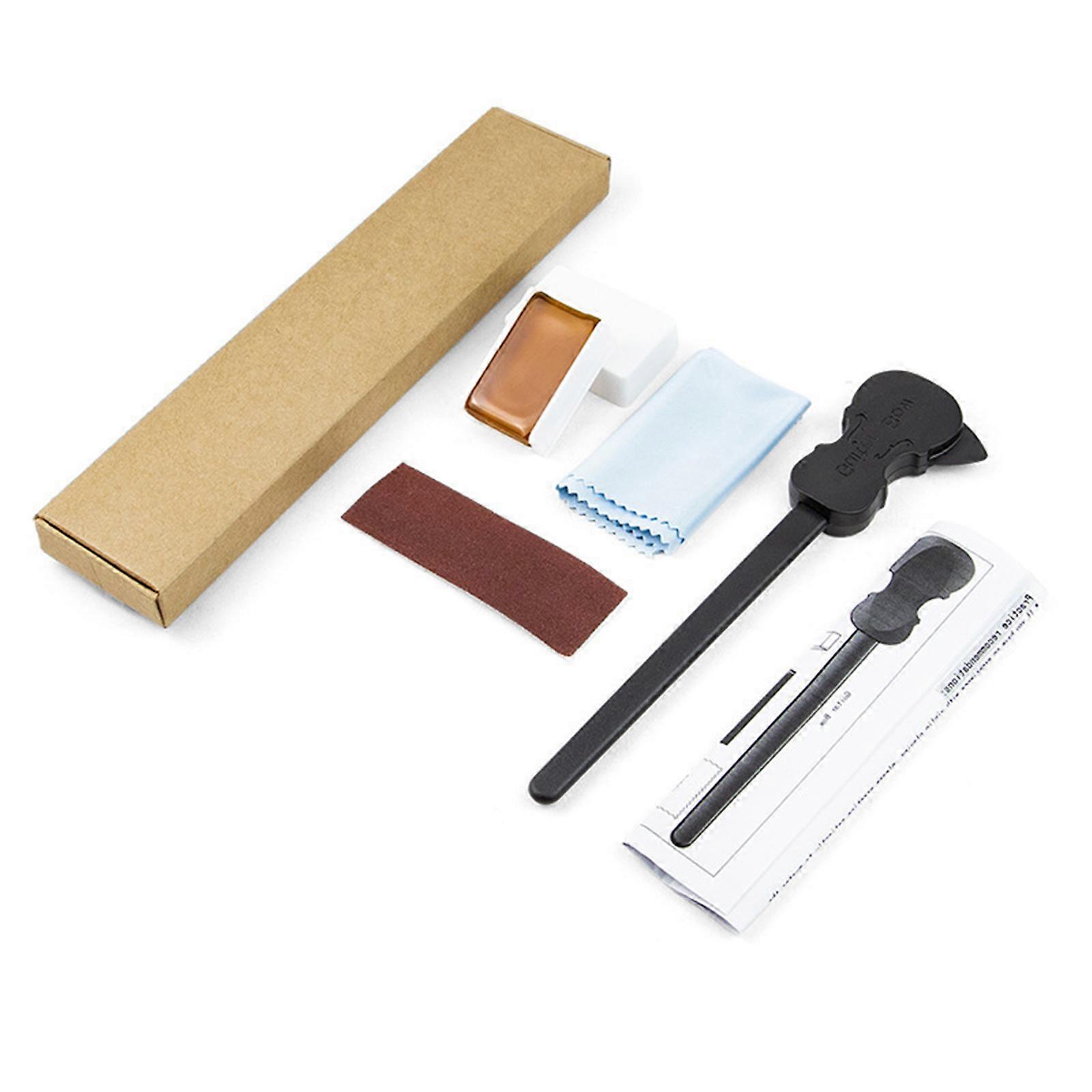 Guitar Bows Set with Ergonomic Handle Design and Maintenance Tool Perfect for Professional Performances and Gifting Multicolor