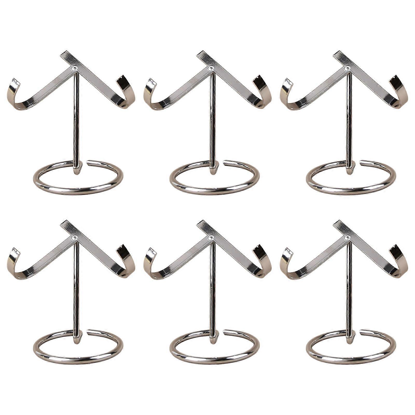 Strong Metal Crystal Display Stand For Home Deck And Office Decoration Display With Against Slip Base  Silver S