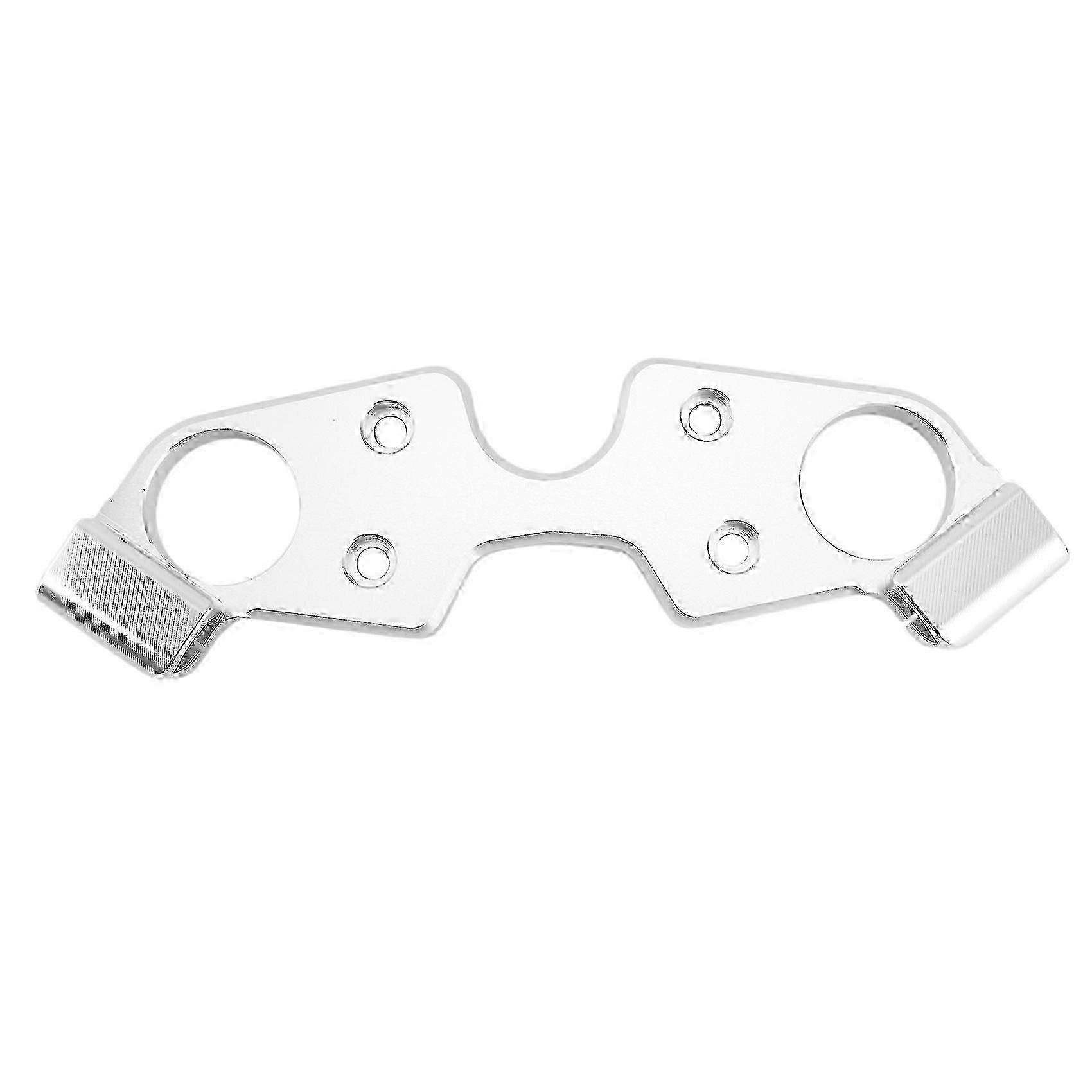 Front Top Fork Upper Clamp Handlebar Holder Bracket for GSX1300R 2008-2020(Silver) 2025