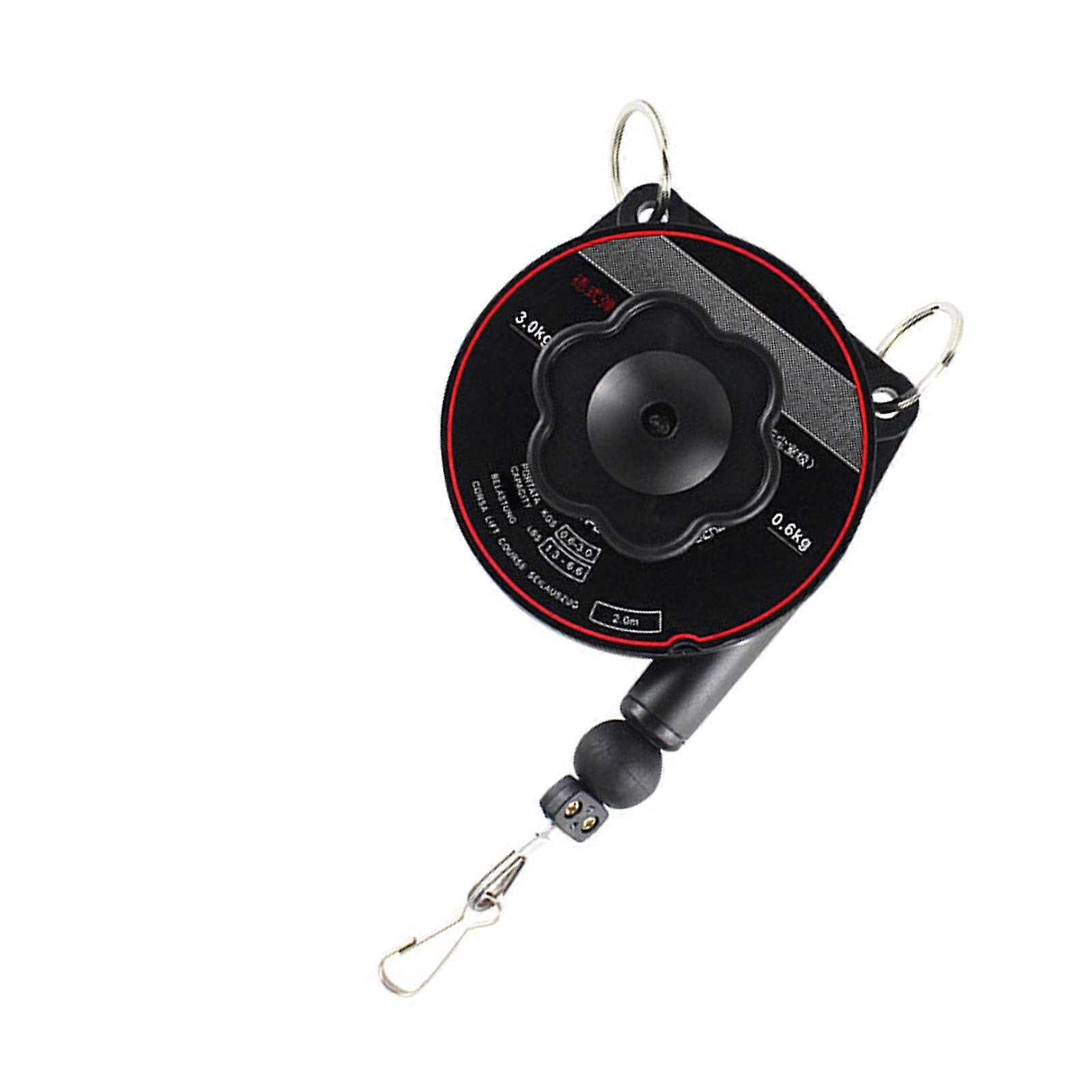 Heavy Duty Adjustable Hook With Safety Lock Spring Loaded Design Easy Installation In Second Tool Hook Reel Multicolor