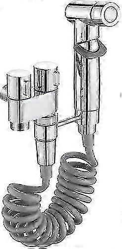 Water Distribution Valve - 1-in-2-out Dual Control for Washing Machine and Toilet