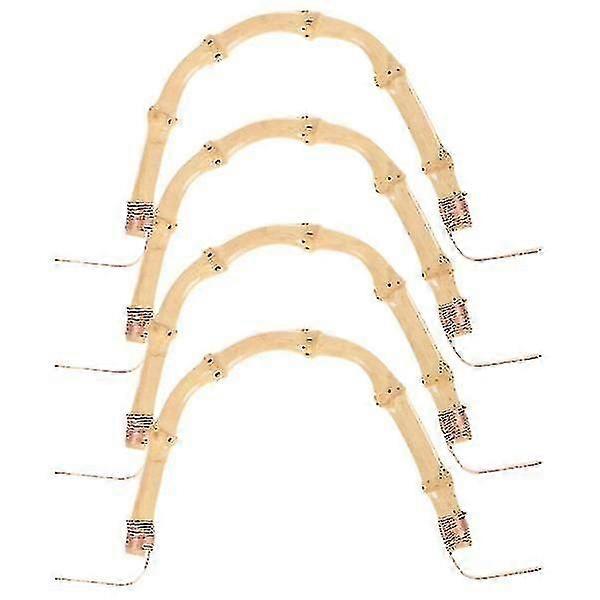 4 stk Bambus tekanne håndtak U-form tekanne håndtak erstatning tekanne ergonomisk tilbehør JU