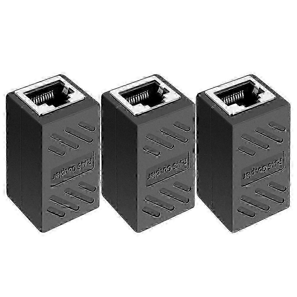 3pcs Ethernet Extender Ethernet Coupler Cat 6 Connector RJ45 Ethernet Adapter