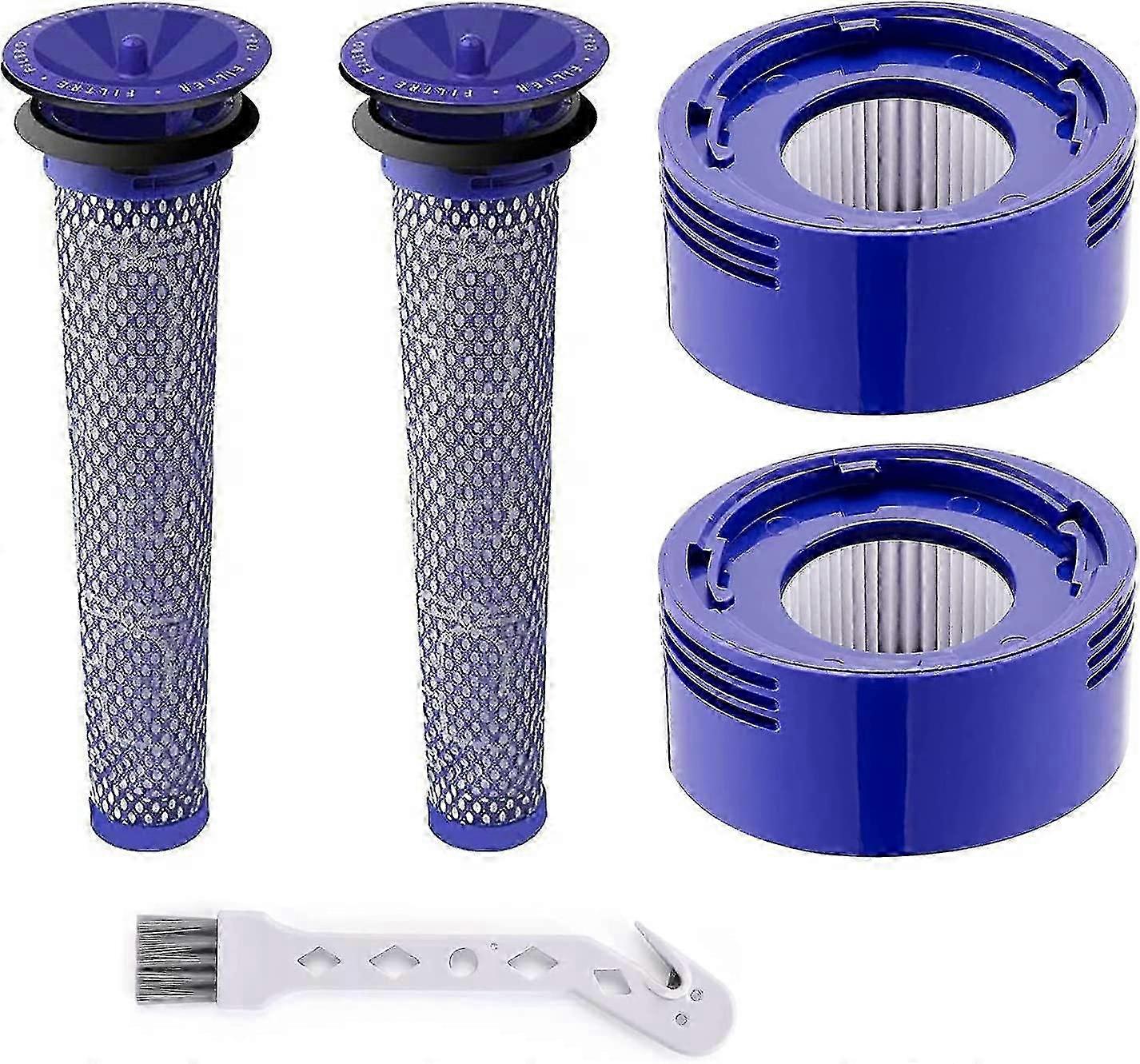 Filter For Dyson, Replacement Filter For Dyson V8 V7, 2pcs Pre Filter For Dyson V6 V7 V8, 2pcs Post  p