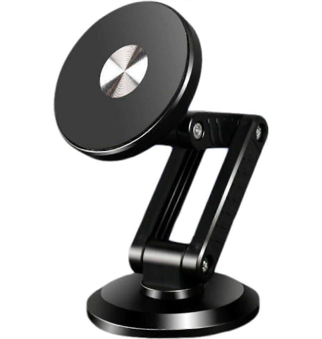 Car Phone Mount, Universal Metal Magnetic Holder for Dashboard and Vent, Adjustable 360 Rotation