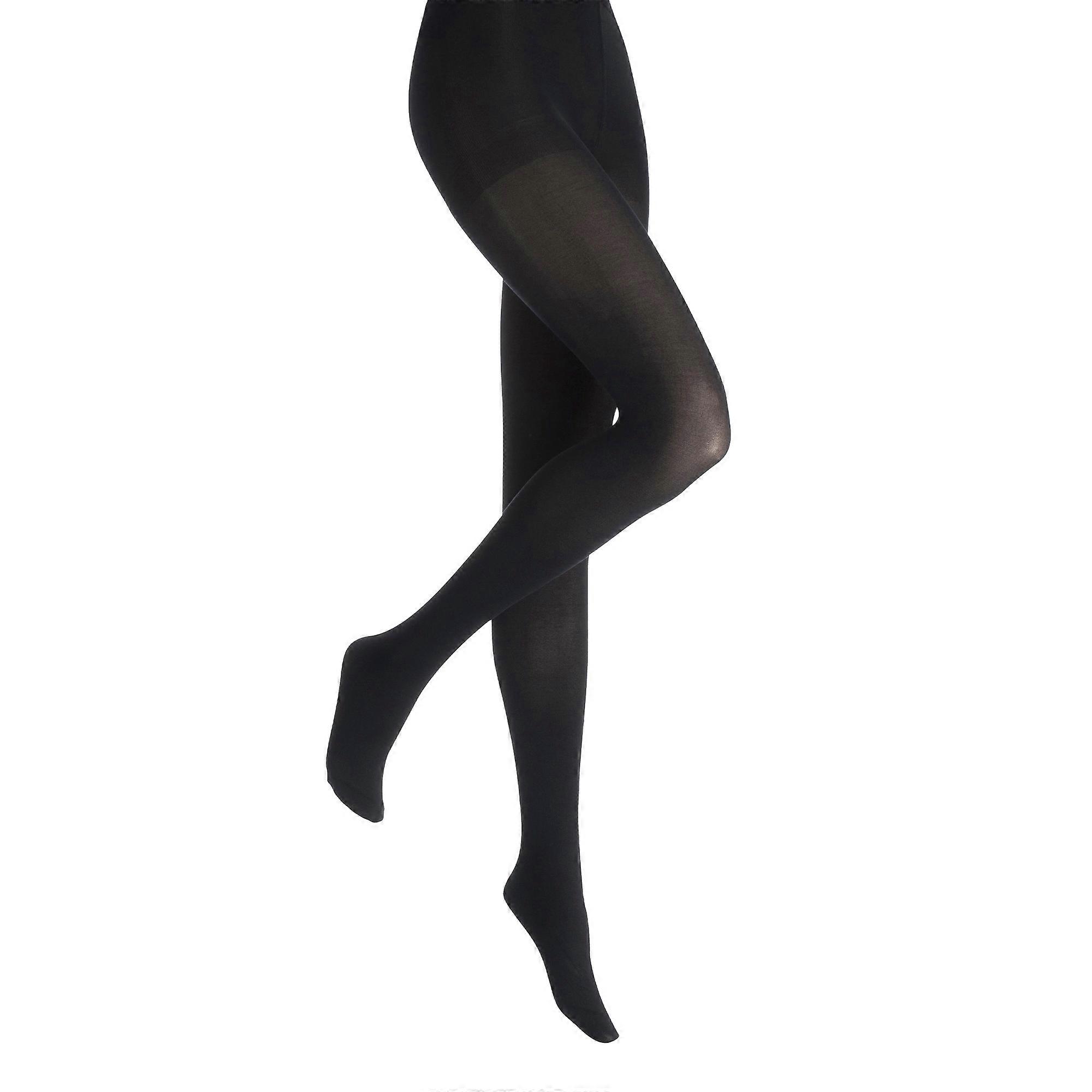 ELLE - 2 Pack Ladies 80 Denier Soft Opaque Tights