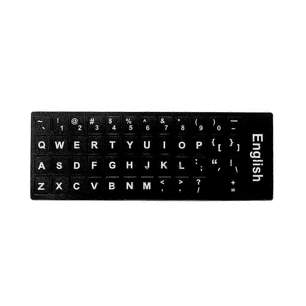 English Letters Keyboard Stickers Frosted PVC Tablet Computer Keyboard New USA P3F1