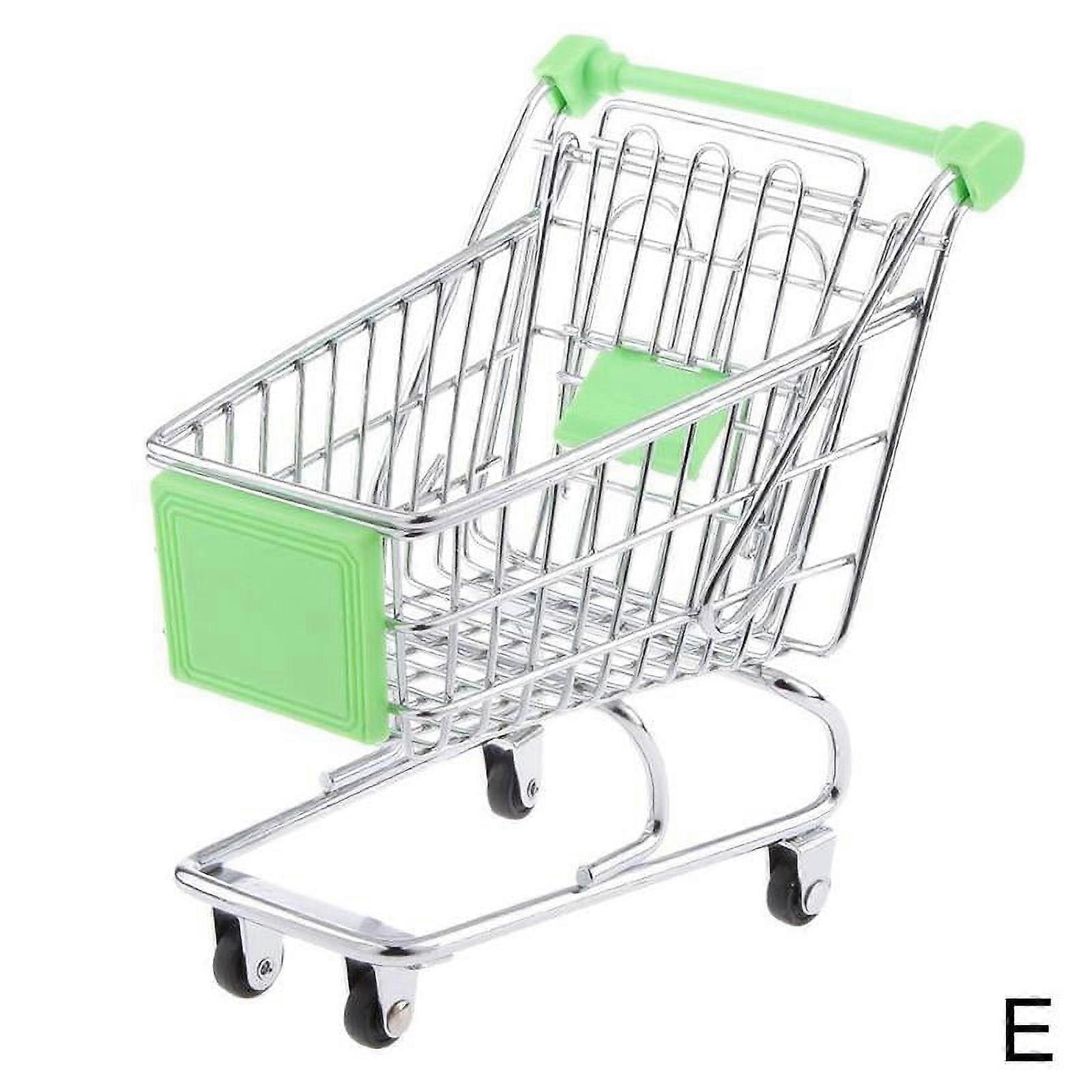Mini Shopping Cart Supermarket Handcart Shopping Utility Mode Cart Storage M6S3
