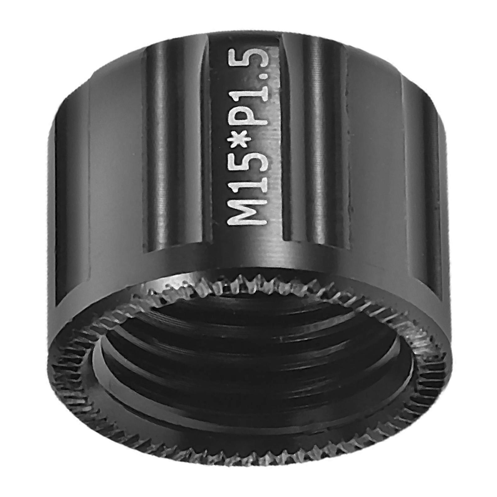 Bike Wheel Hub Nut Secure Wheel Axle Bicycle Components M15 Thread Axles Nut For Mountain Biking 1Set