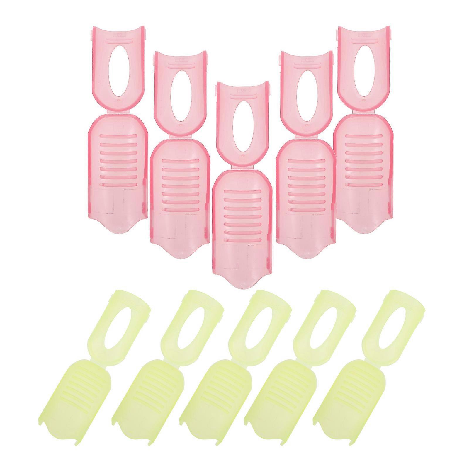 Assorted Color Gel Nail Remover Wrap Tool 10Pcs for Nail Removal