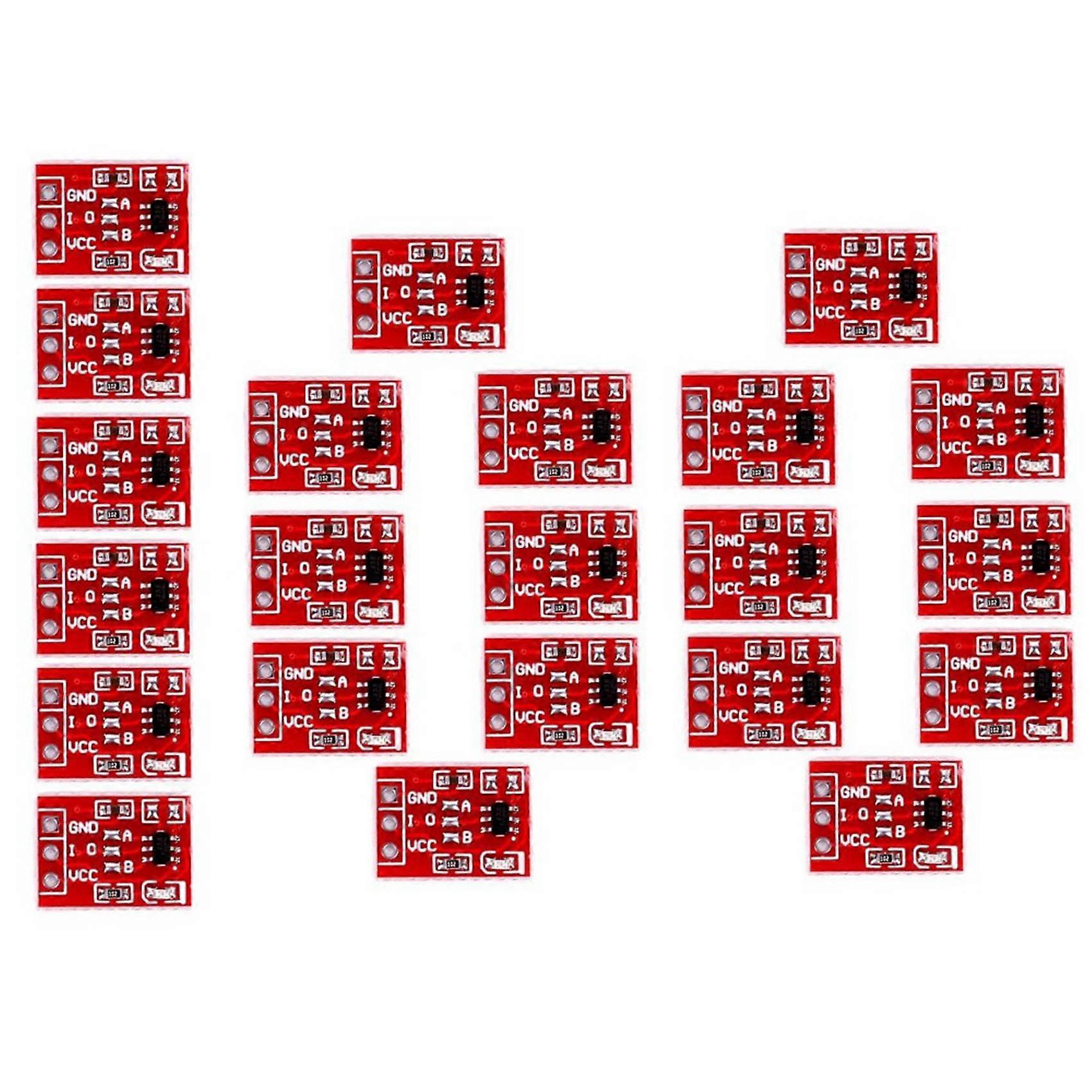 200Pcs TTP223 Touch Key Switch Module Touching Button Capacitor Type Single Channel Self Locking Touch Switch Sensor