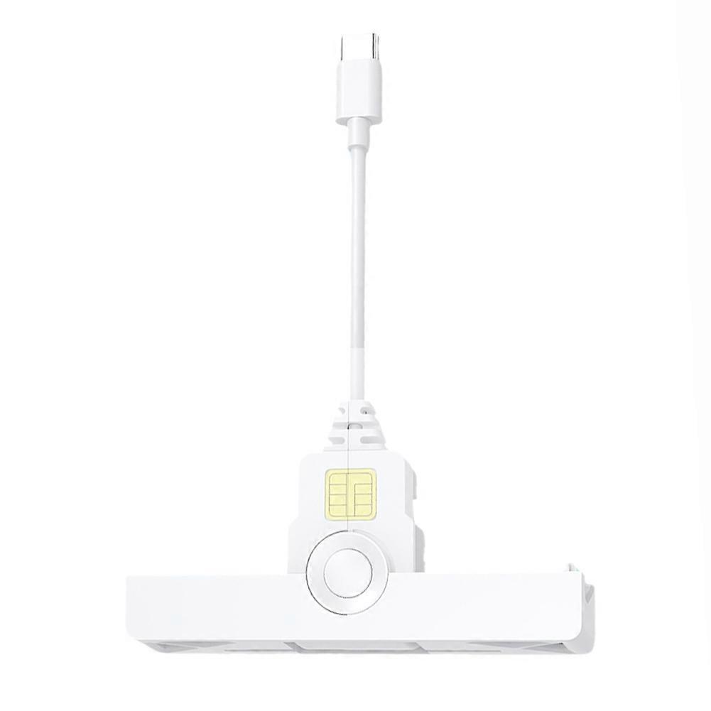 Type-C Bank Chip Card Reader Portable Common Access Card Reader Foldable for Windows / OS / Android