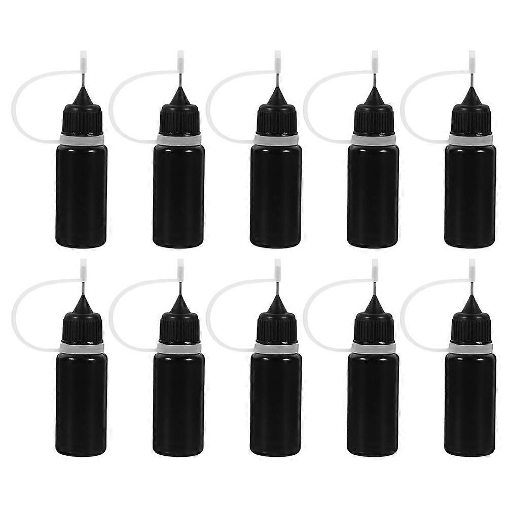 Plastic Glue Applicator Bottles with Precision Tip for Crafting 50Pcs