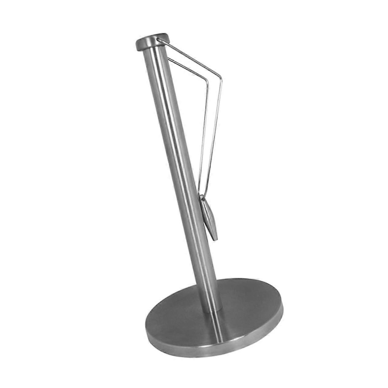 Stainless Steel Paper Towel Holder for Countertop with Stable Upright Base, RustResistant Modern Design