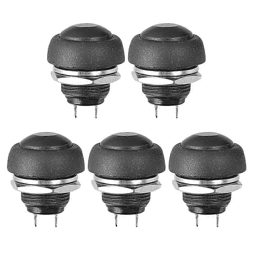 Raindrops 5pcs Latching Push Button Switch for Diy Projects