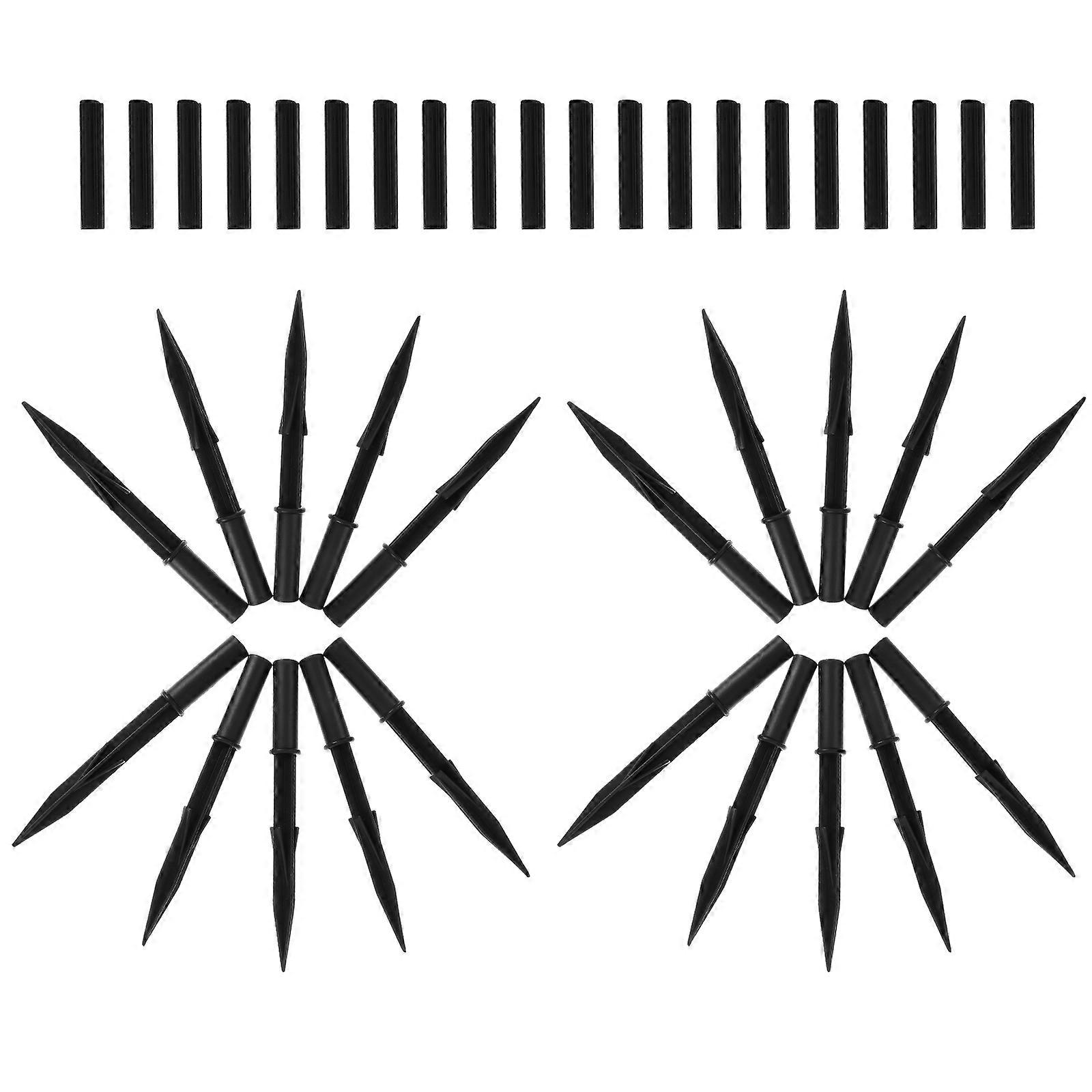 Solar Light Stakes Durable Plastic Ground Stakes for Garden Lights 20Sets