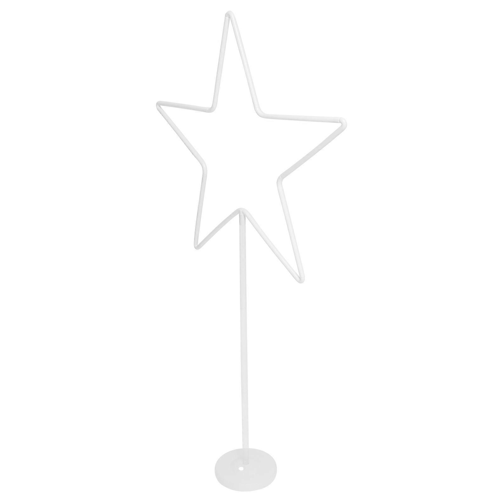 White Stand Kit for Decoration Use Made of Plastic Material Compact Size