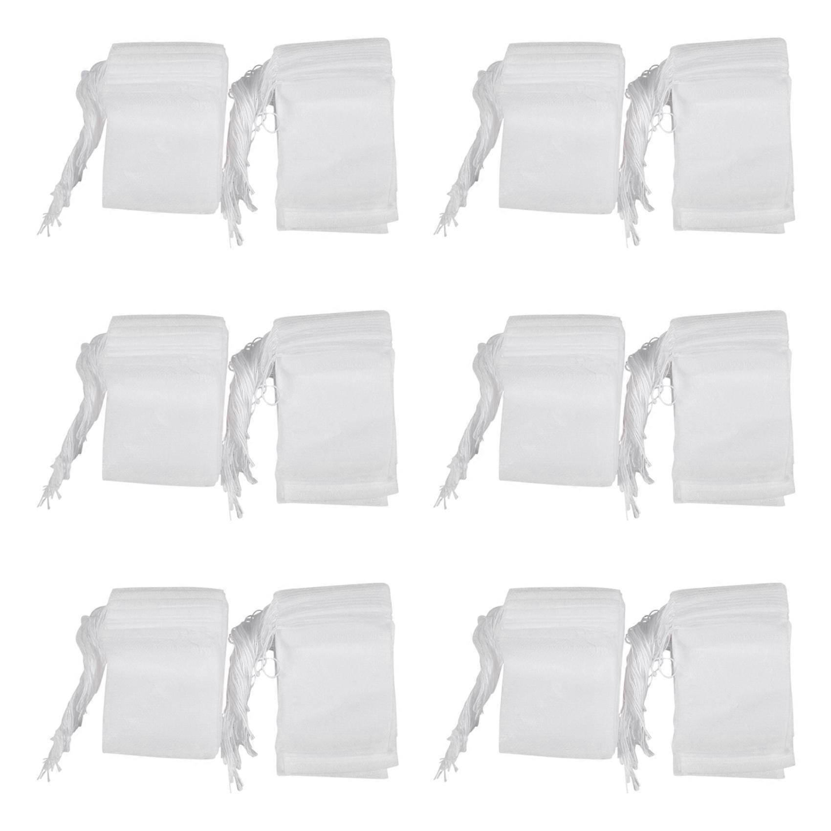 600 Pcs Disposable Empty Tea Bag String Heat Seal Filter Paper
